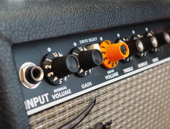 3D-gedruckte Potiknöpfe für Gitarrenverstärker