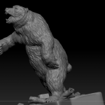 Projektbild Sculpting eines Grizzlys